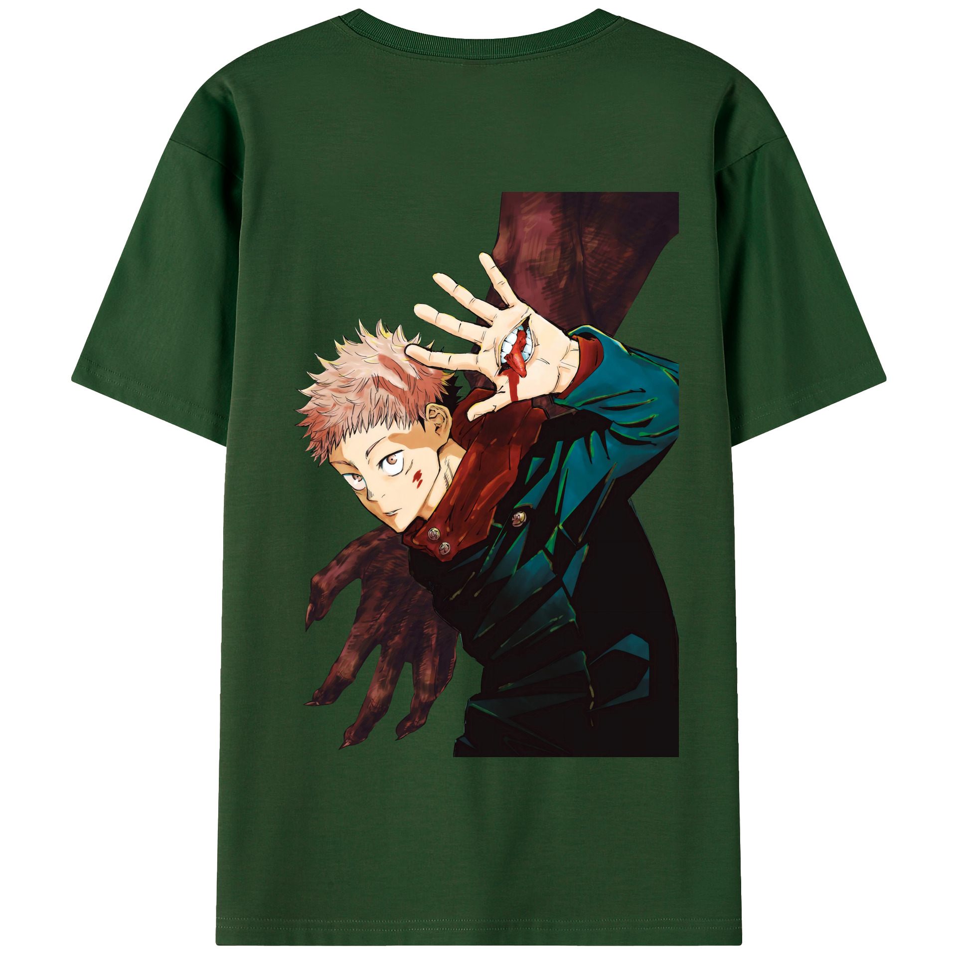 （画像用） 呪術廻戦 Jujutsu Kaisen 綿100％半袖Tシャツ（背面プリント）
